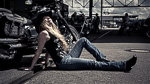 Biker Lady Harley Davidson