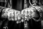 Biker Tattoos Hände