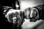 Bikerhände Ringe