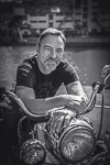 Motorrad Fotoshooting Mann