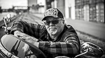 Motorrad Fotoshooting Mann