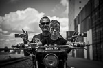 Motorrad Shooting Familie